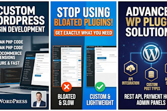 develop a custom wordpress plugin or fix custom php code