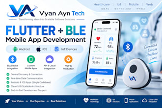 develop a flutter app with bluetooth ble device integration