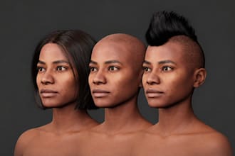 create realistic 3d metahuman character modelling daz3d ue5 cc4 3d clothing