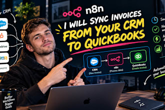 automatically sync invoices from your CRM to quickbooks
