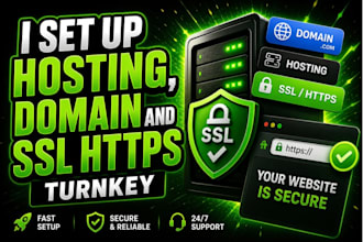 deploy your website, setup hosting, domain and SSL