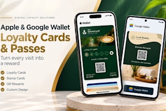 create apple google wallet pass, loyalty cards, stamp card and qr reward program