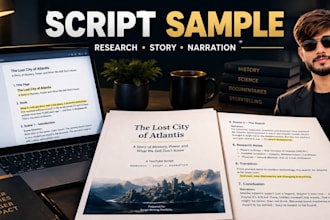write engaging youtube scripts