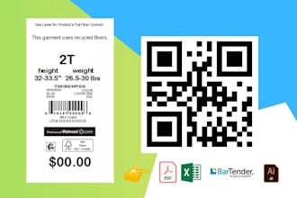 design custom barcode labels qr codes and product packaging tags