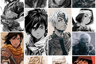 draw fantasy character illustration