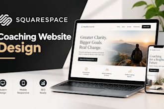 design a squarespace coaching website for more leads and bookings