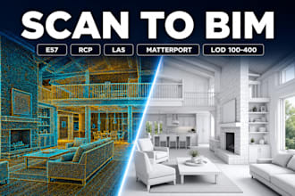 do matterport,e57 scan to bim in revit