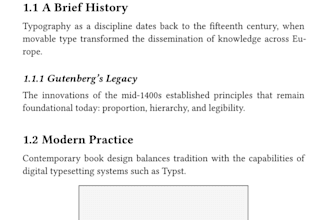 format or typeset your text to pdf