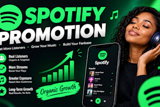 do spotify promotion, spotify music promotion, spotify marketing organic growth