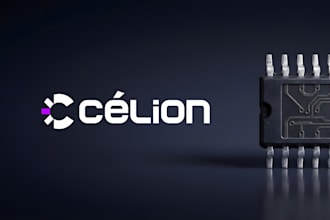 design a modern tech logo and corporate brand identity