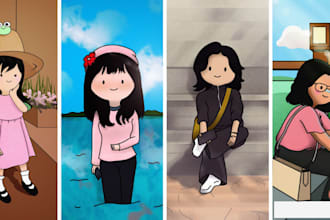 draw you in the adventure time style