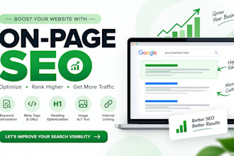 do on page SEO for you