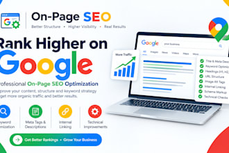provide expert on page and technical SEO optimization for your website