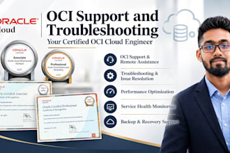 provide oracle cloud troubleshooting and infrastructure support