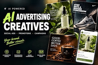 create professional ai advertising creatives for your brand
