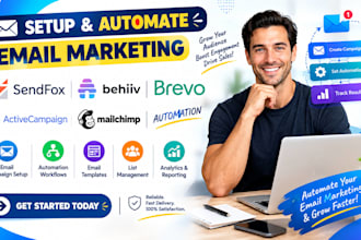 setup sendfox behiiv brevo email template activecamoaign mailchimp automation