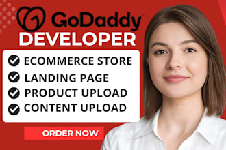 develop godaddy website godaddy ecommerce fix godaddy domain  godaddy store