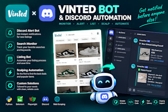 build vinted bot, discord vinted bot, vinted alert bot, vinted monitor bot