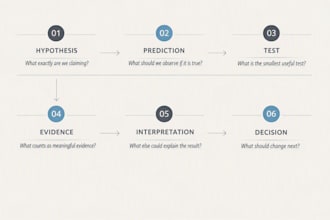 design a practical way to test your important  hypothesis