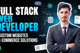 do custom website design, redesign, and full stack e commerce development