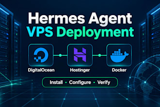 deploy hermes agent on digitalocean or hostinger vps