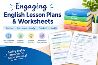 create engaging english lesson plans and worksheets