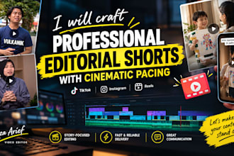 craft professional editorial shorts with cinematic pacing