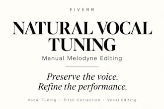 naturally tune and edit your vocals with melodyne