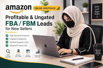 provide verified ungated amazon fba fbm oa leads for new sellers