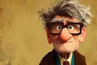 do disney cartoon portrait
