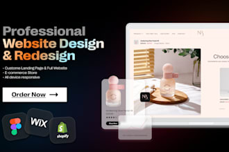 design a brand website or ecommerce store