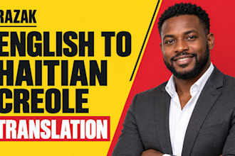 translate english to haitian creole translation for documents and websites