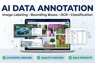 annotate and label images, text and data for ai machine
