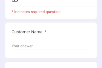 create a professional google form for your business