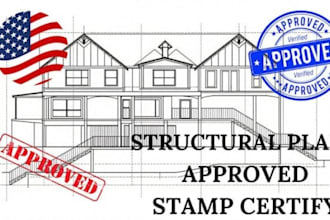 draw stamped architectural plan mep city permit floor plan ohio ca, fl, az, tx