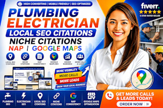 plumbing electrician local SEO citations niche citations nap google maps