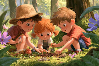 create childrens book illustration