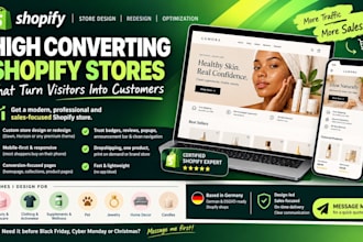 shopify store design redesign shopifys beauty skincare store supplements store