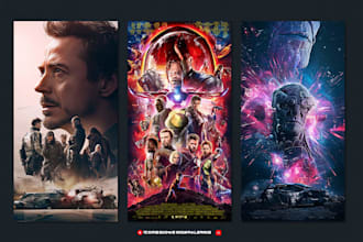 design epic movie posters and cinematic artwork