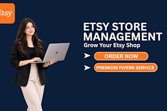 manage your etsy store and optimize listings for growth