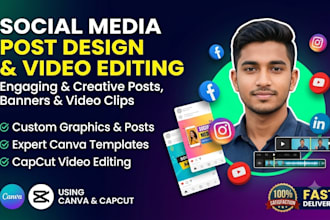 design catchy social media post
