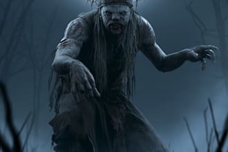 create a horror metal cover illustration with manual drawing
