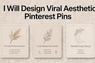 design viral aesthetic pinterest pins
