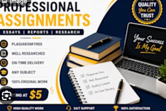 do professional assignment  writing,typing, and document formatting