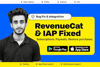 fix revenuecat subscriptions and in app purchases