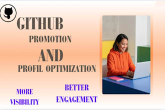 promote your github profile and repository for engagement