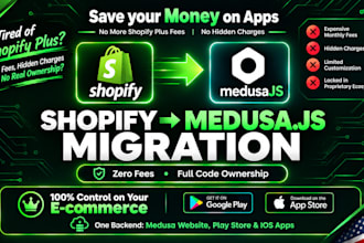 migrate your shopify stores to medusa js headless ecommerce