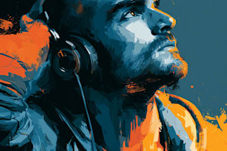 design eye catching music cover art and album cover