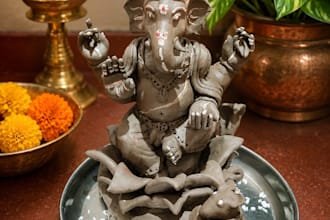 create ganesha god om shree ganeshaya namaha