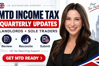 file UK mtd income tax quarterly updates for landlord and sole traders